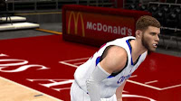 NBA2K12 Blake Griffin with beard Cyber face Patch Playoffs Edition