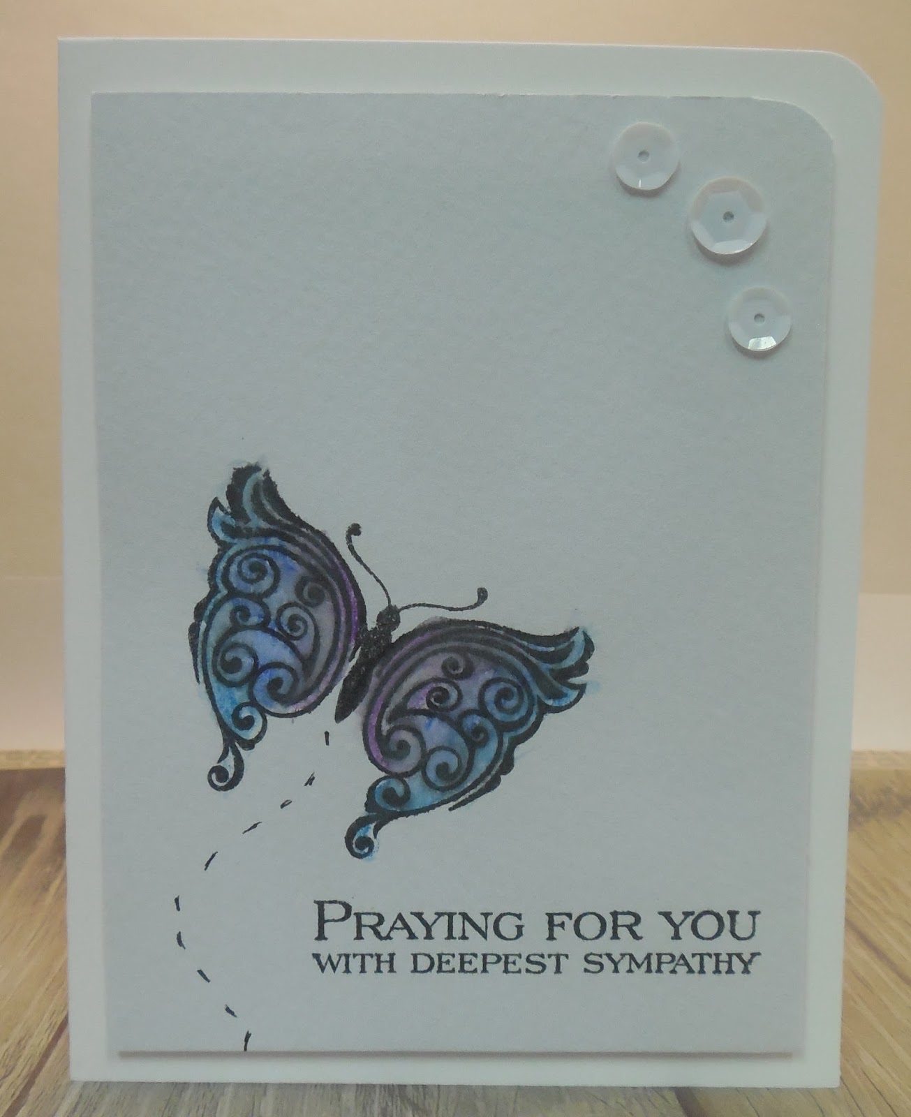 Butterfly Sympathy Card