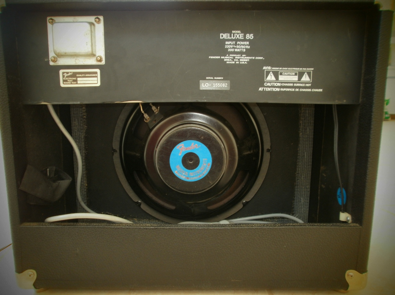 Voodoo Kramer Fender Deluxe 85 MADE in USA '89'90 Red Knobs