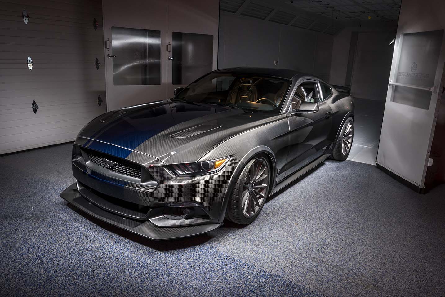Fstcrs All Carbon Jay Leno S Garage Takes On The Speedkore Mustang