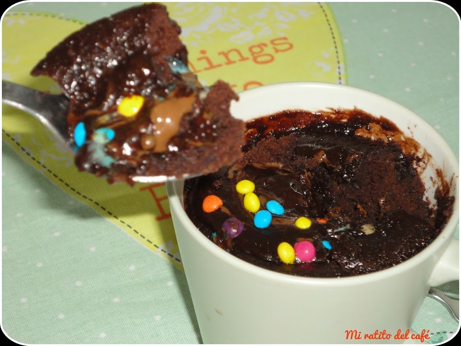 Mug cake de nocilla