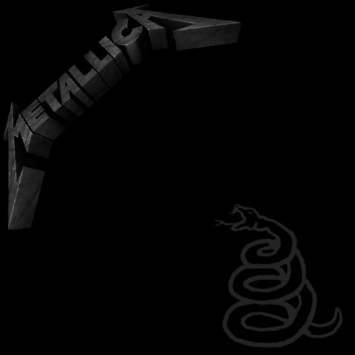 Portada del disco negro de Metallica