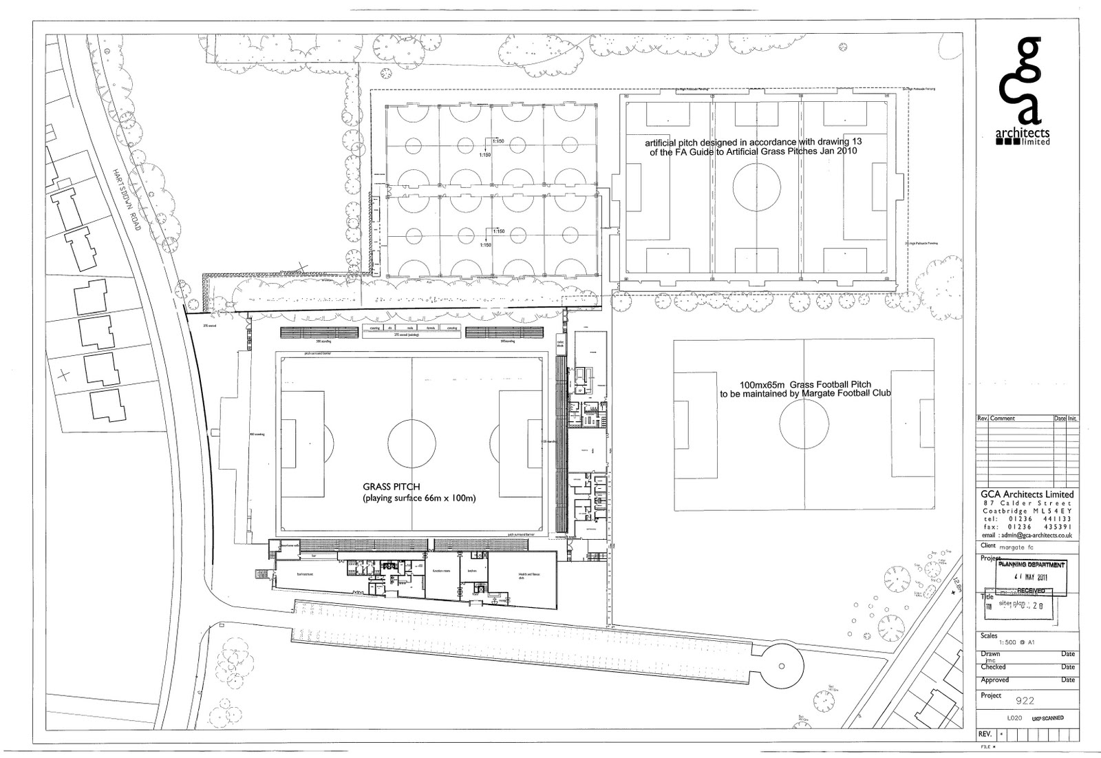 Margate Football Club new plans for 80 bed