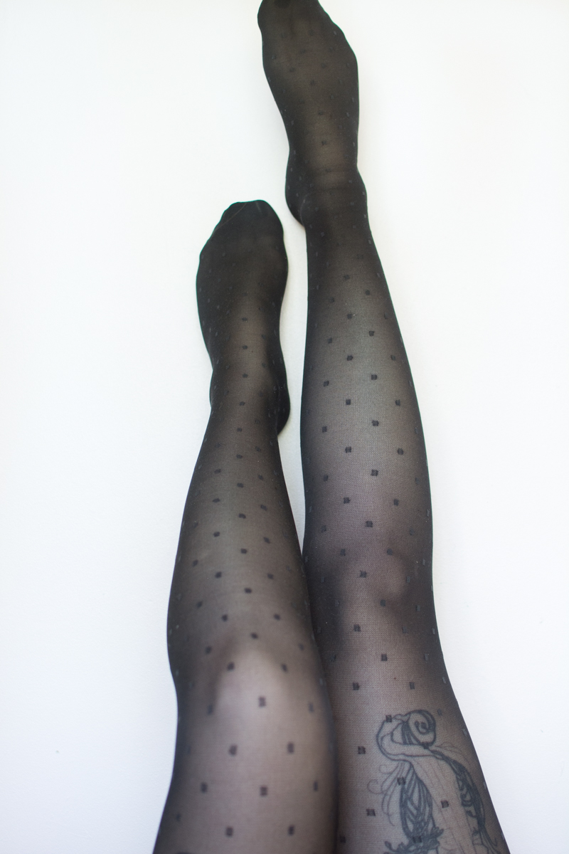 polka dot monochrome ootd giveaway