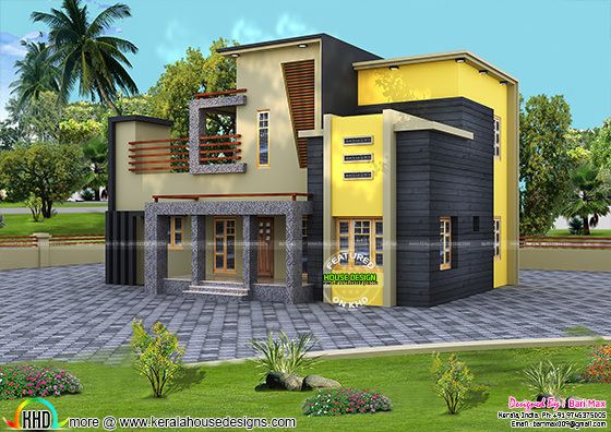 Colorful contemporary style house 1800 sq-ft