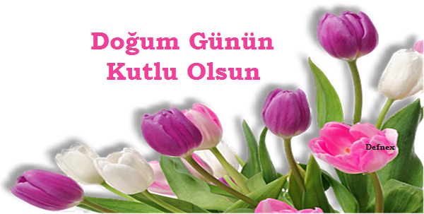 Doğum günü çiçek görseli - Sevgili