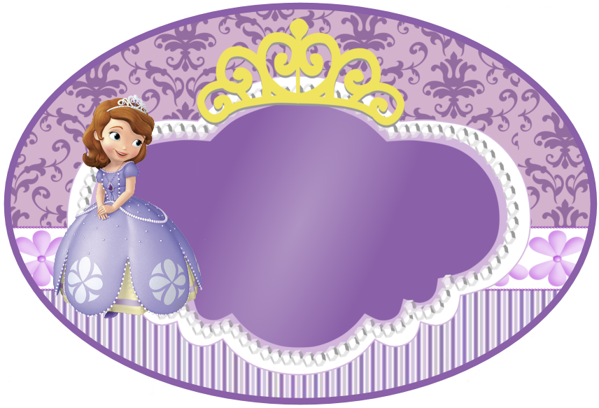 Sweet Sofia the First: Free Printable Invitations and Candy Bar Labels. Sweet Sofia the First Toppers or Free Printable Candy Bar Labels.