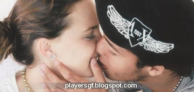 Giovani dos Santos and his ex-girlfriend Belinda Peregrín Schüll Giovani dos Santos and his ex-girlfriend