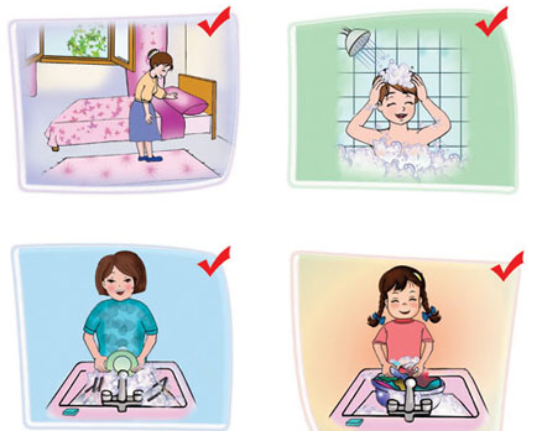 الإهتمام بنظافة الطفل مجموعة صور توضيحية للنظافة