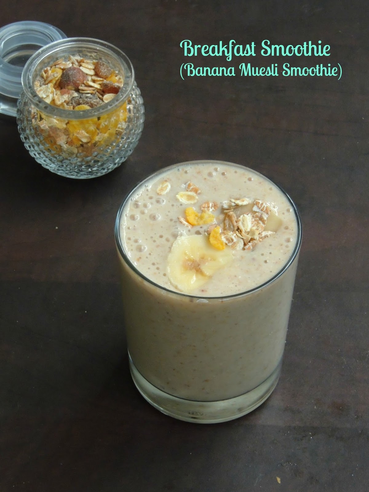 Banana Muesli Smoothie Cook N Click