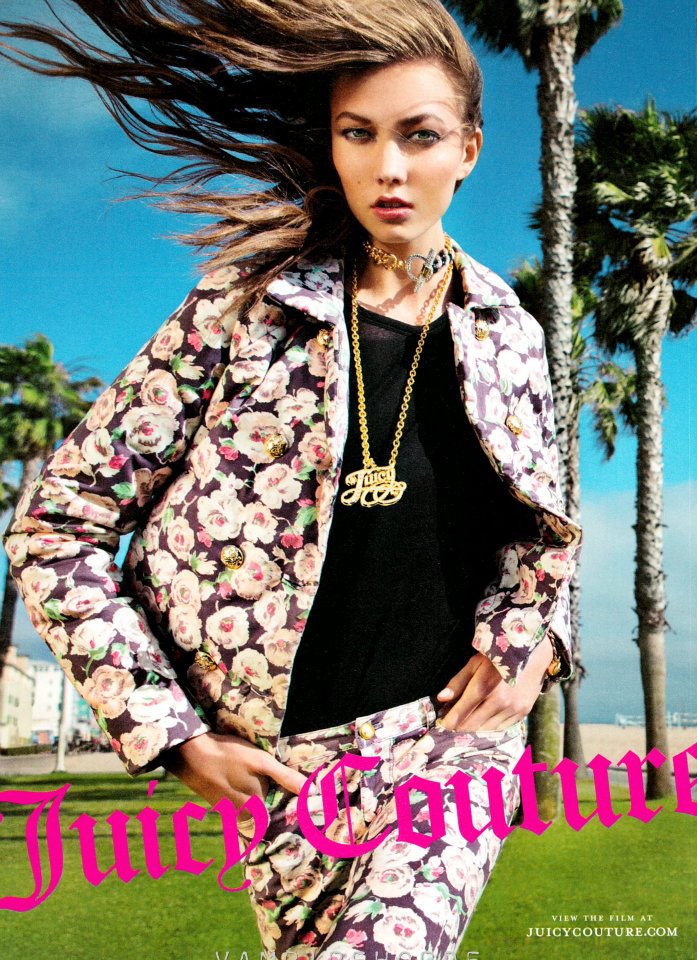 Karlie Kloss ♥ Juicy Couture F/W Ad Campaign 2012 - Models Inspiration