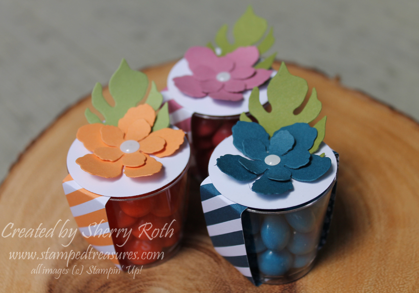 Sherry"s Stamped Treasures Thank You Treats Dollar Store Shot