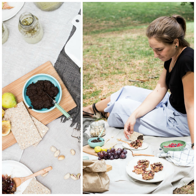 picnic en el retiro. recetas veganas de verano