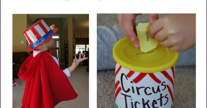 Circus Theme- Weekly Home Preschool | What Can We Do With Paper And Glue