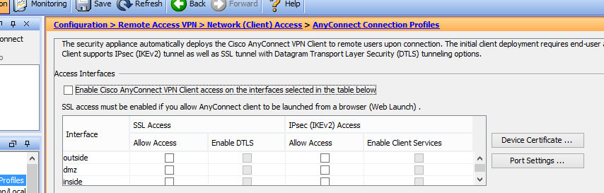 error nat not able to reserve ports