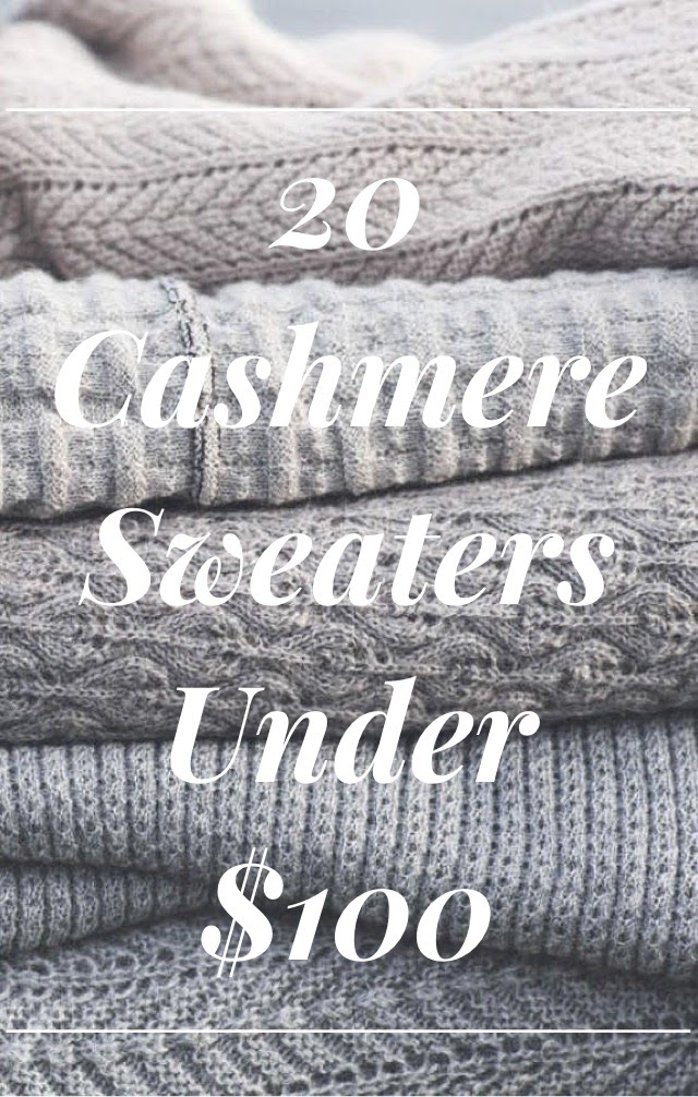 20 Cashmere Sweaters Under $100