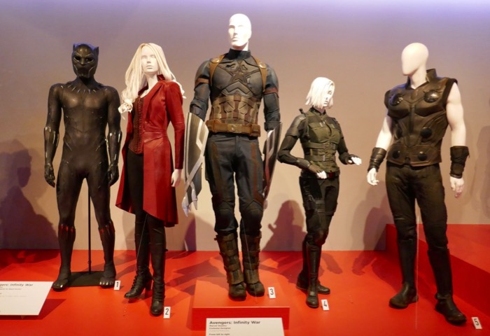 Avenger: Infinity War movie costume exhibit