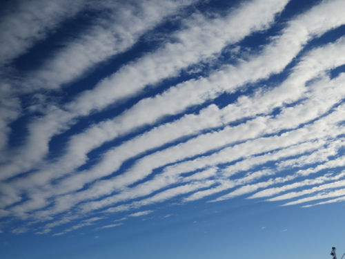 Stratocumulus undulatus clouds