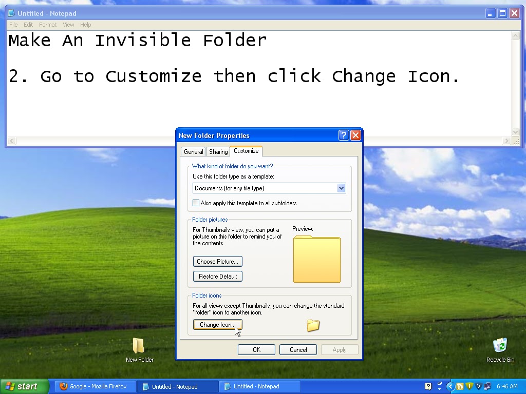 SoftwareBytez How To Make An Invisible Folder