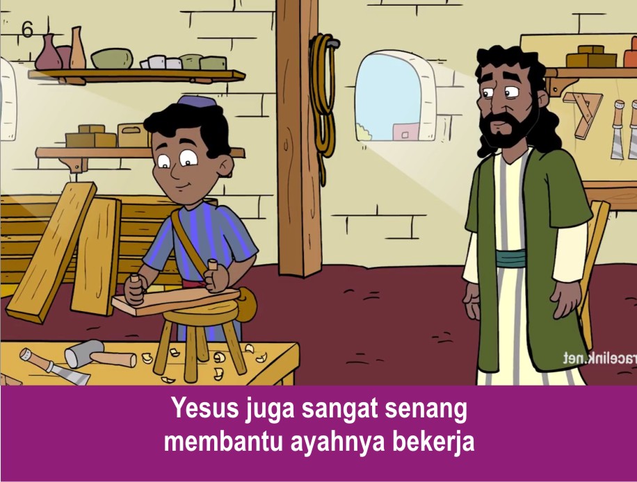 Komik Alkitab Anak: Tuhan Yesus Membantu Orang Tua-Nya