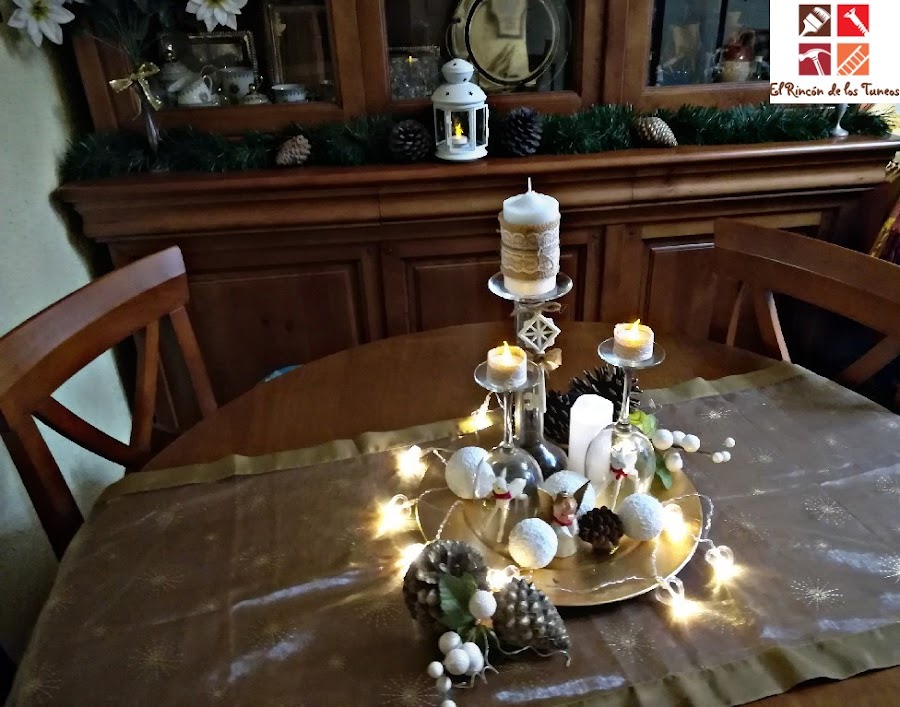 vestir la mesa en navidad