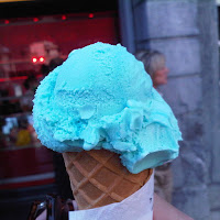 puffo smurf ice cream gelato