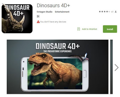360 VR Google T-Rex Dinosaur Virtual Reality Experience 
