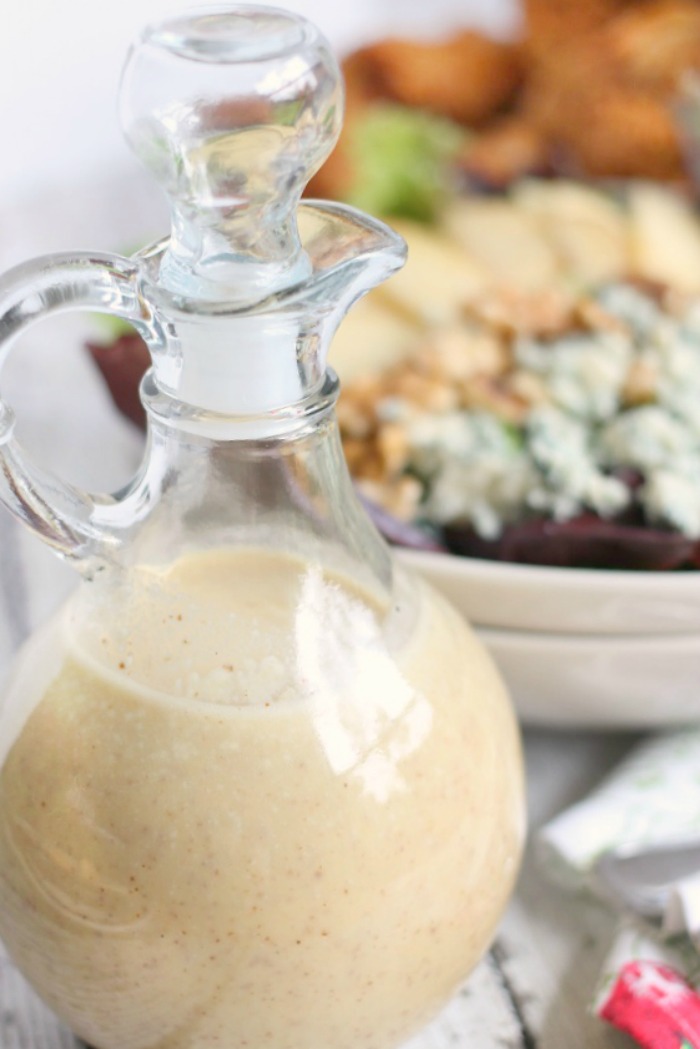 Mama Loves Food! Creamy Apple Cider Vinaigrette Dressing Recipe How