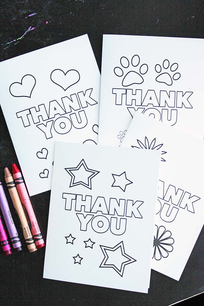 Thank You Card Drawing Ideas For Kids