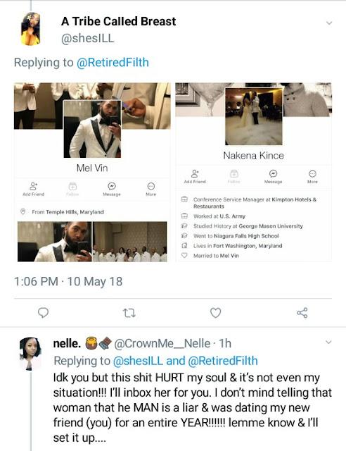  "We were booloving on his wedding day!"- Lady finds out her boyfriend of one year is married and calls him out on Twitter