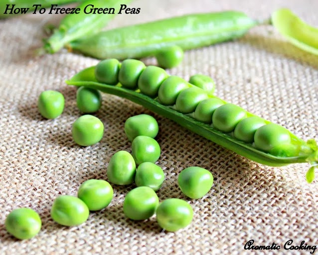 Aromatic Cooking How To Freeze Green Peas