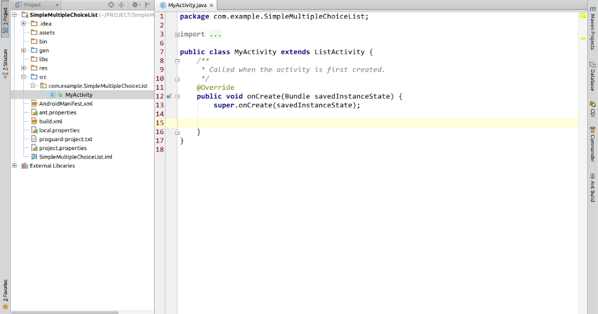 Nostra Technology: Android UI Tips & Tricks : Multiple-Choice List