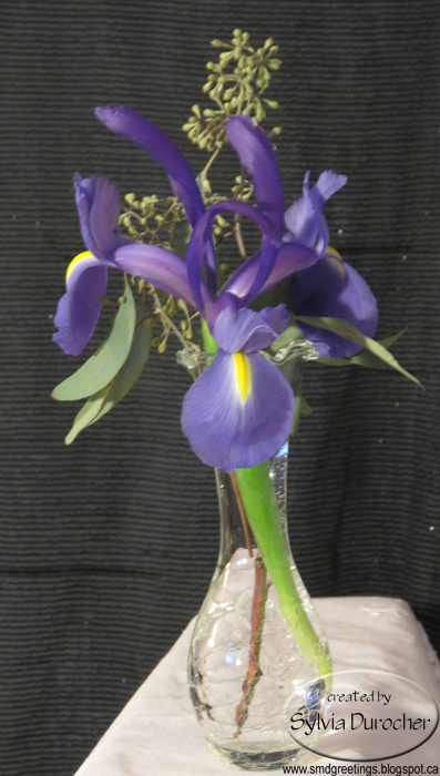 smd paper arts iris flower paper iris flower