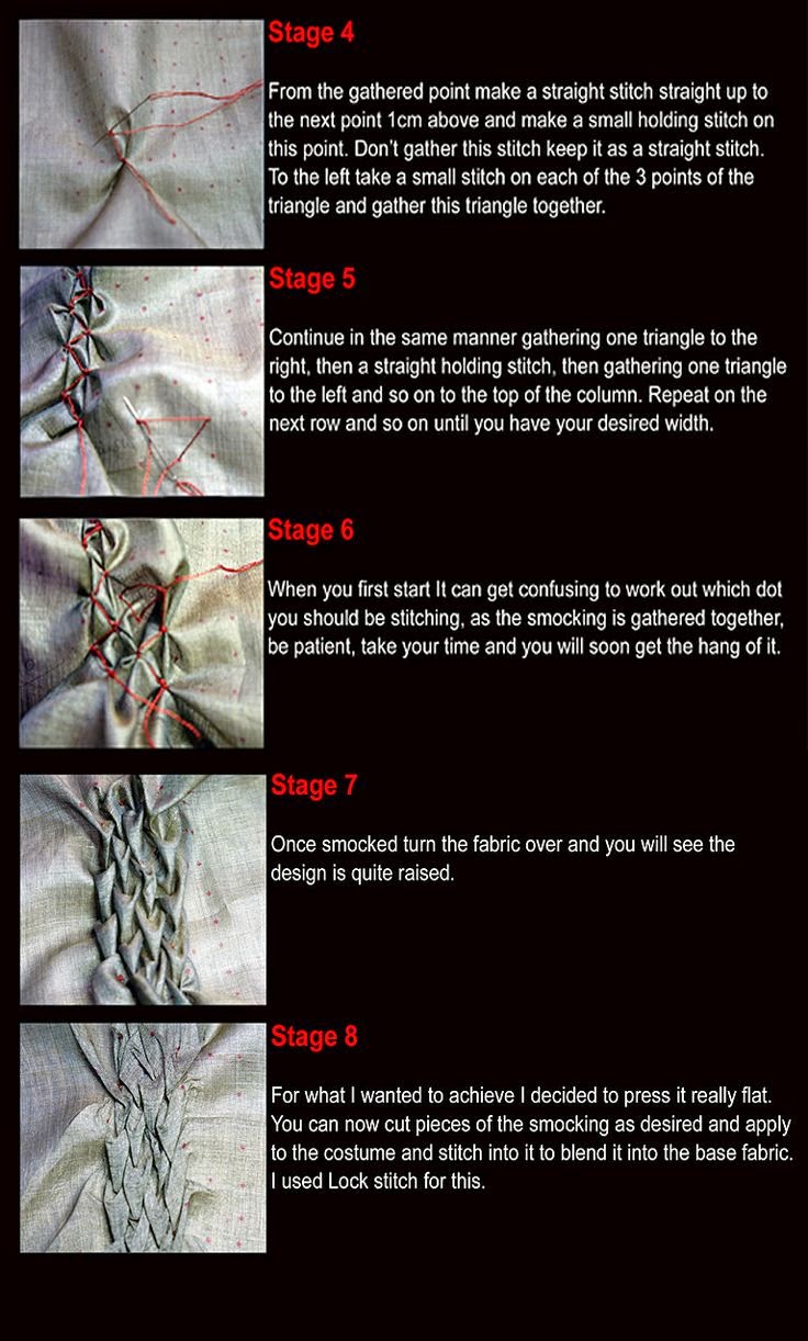 Dragonfly Smocking Pattern Evolution Revolution: Game of Clothes