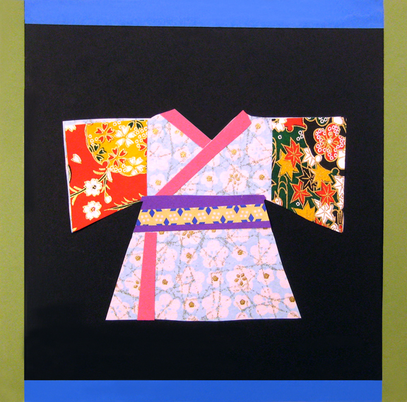 My Adventures In Positive Space: Kimono Collages