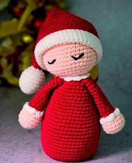 PATRON GRATIS BEBE PAPA NOEL AMIGURUMI 39821