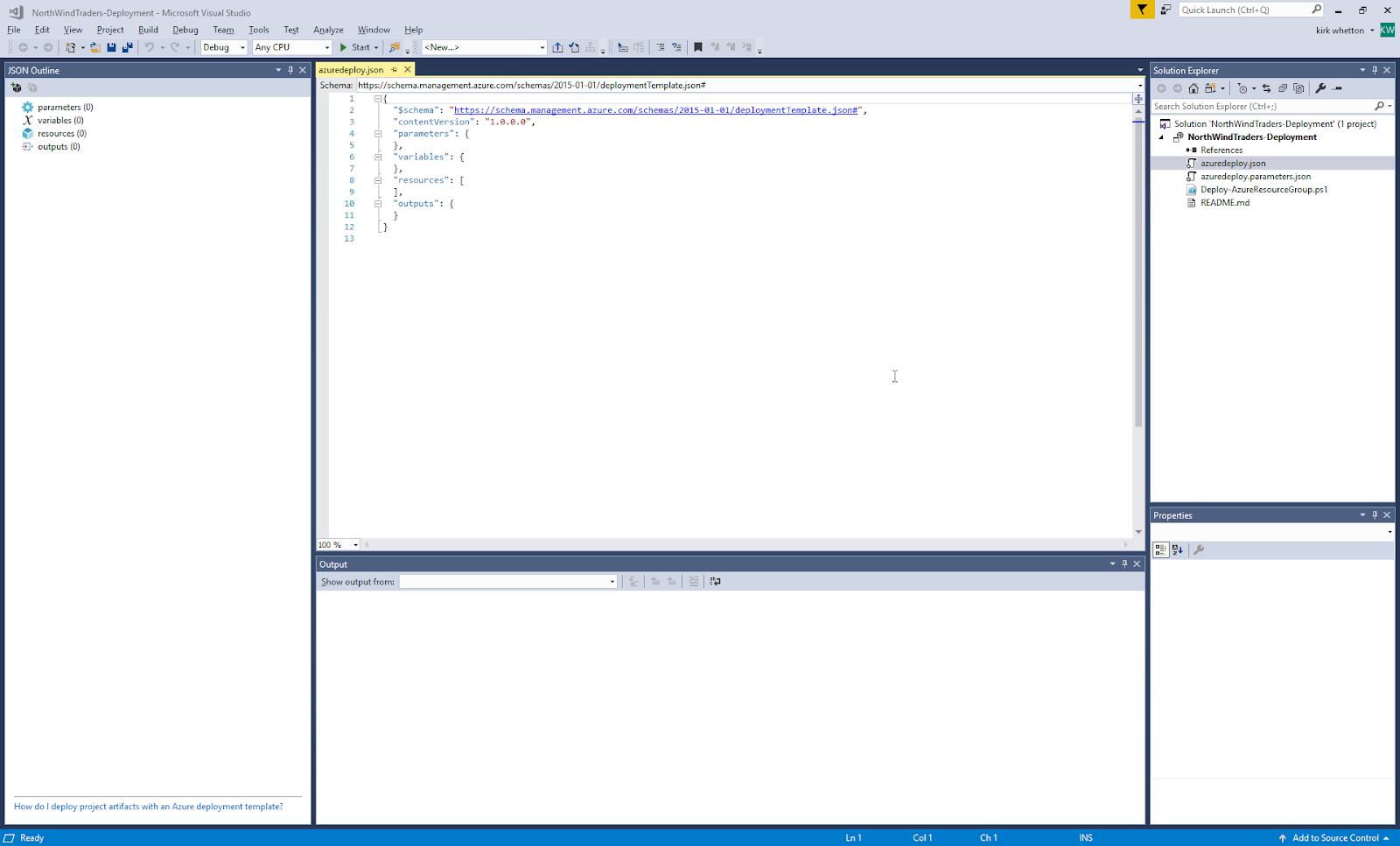 Azure ARM Templates Design, validate and deploy