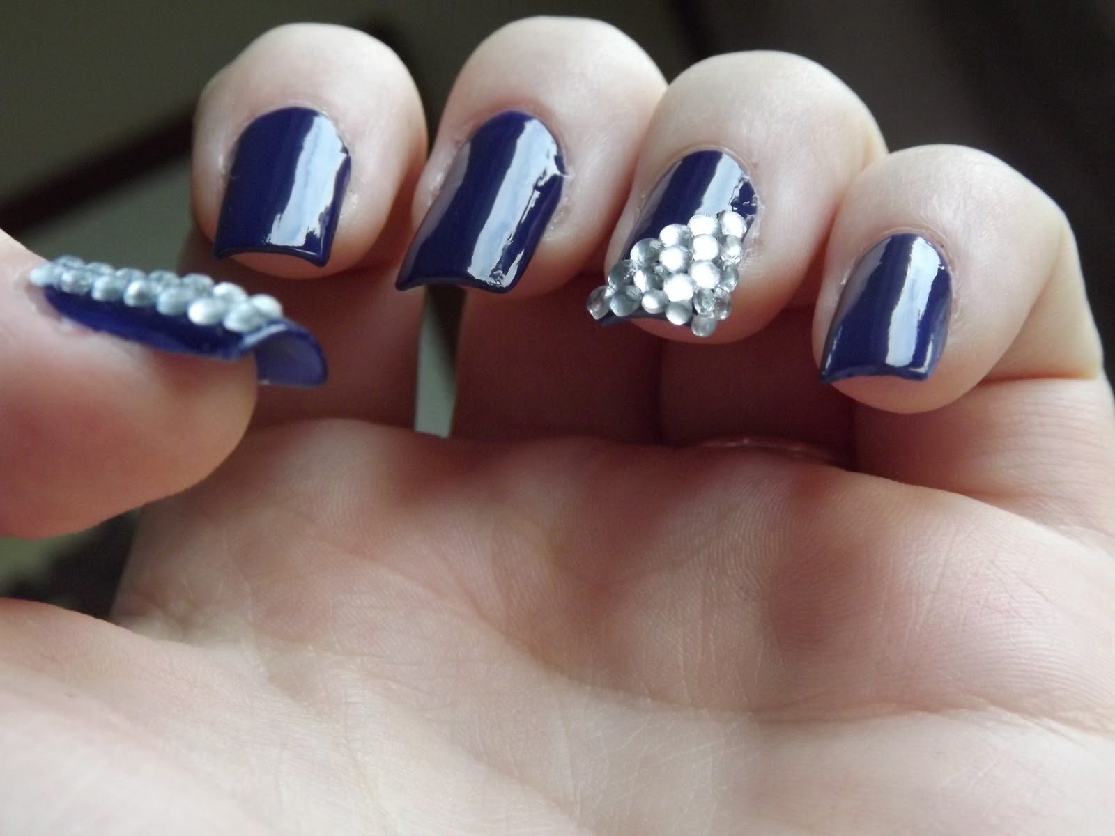 2. Sparkling Bling Nail Art - wide 4