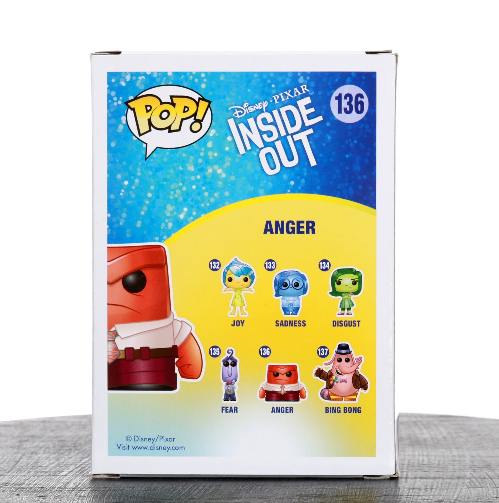 Inside Out Crystal Anger Funko "POP!" Entertainment Earth Exclusive