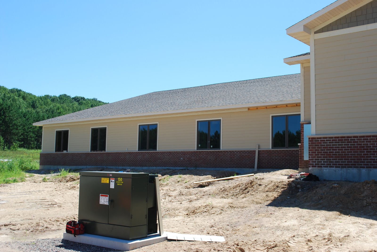 Jacob's Well Eau Claire Most of siding is finished!