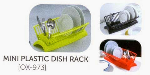 OX 973 Rak  Piring  Mini Dish Rack Oxone  Hijau Green 