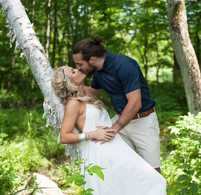 Mathieu Perreault's wife Jennilie Ouellet
