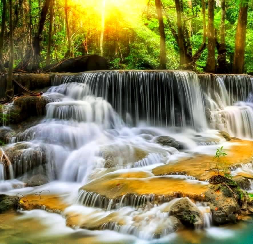 24 Caption Keindahan Alam Air Terjun