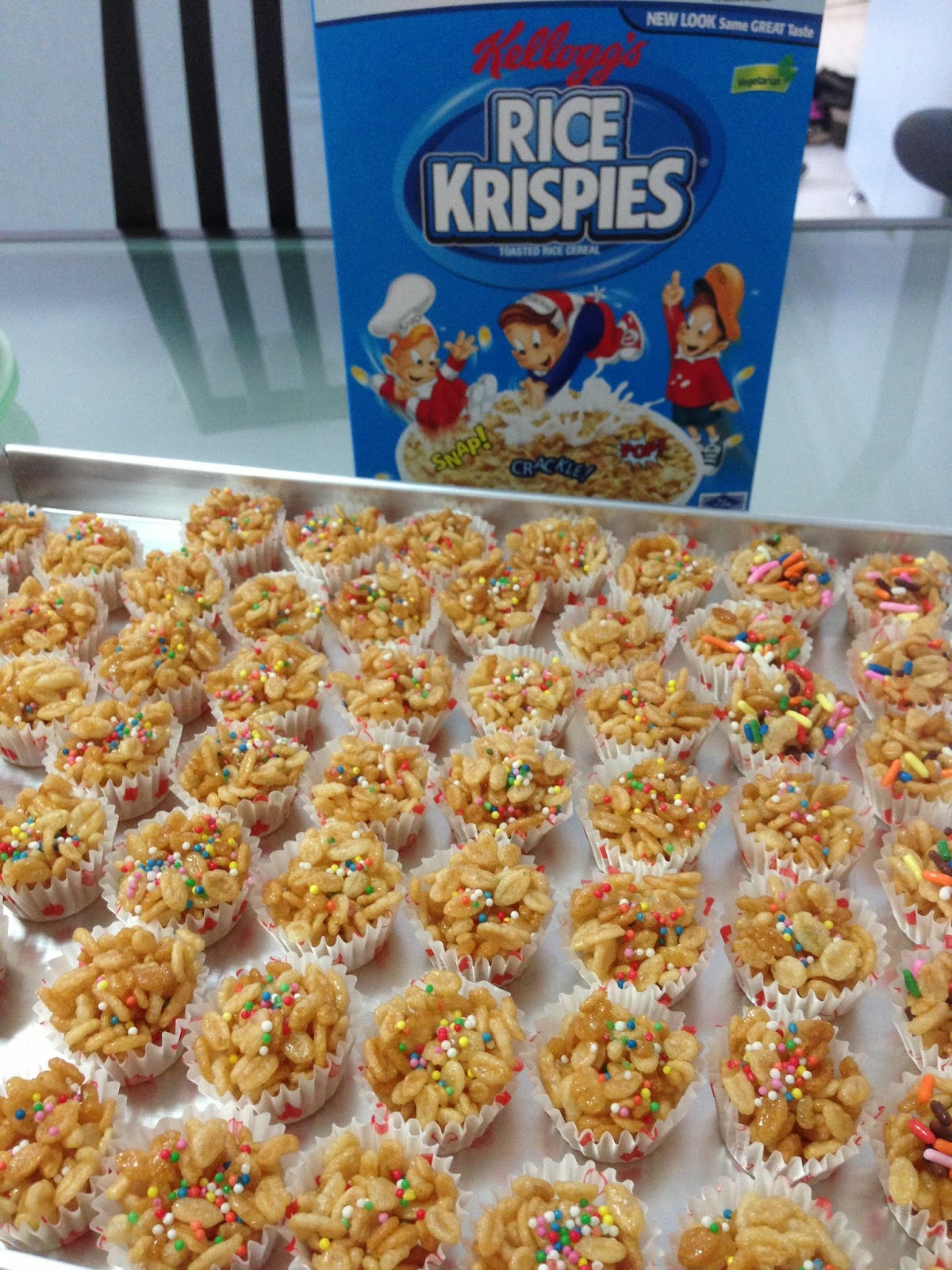 Culinary Honey Rice Krispies or Cornflake Cups by Lily Chua