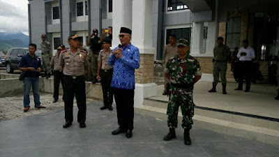 TNI-Polri Apel Siaga Penyelesaian Konflik  Dadibou VS Risa 