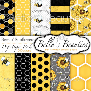 http://www.imaginethatdigistamp.com/store/p78/Bees_n%27_Sunflowers_Digi_Papers.html