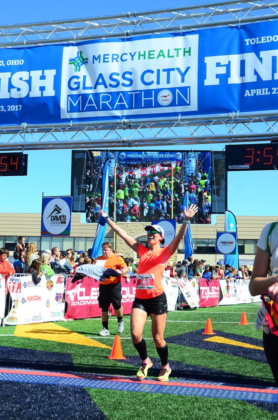 Summer Runs The World Glass City Marathon Part 2 Breaking 4 Hours
