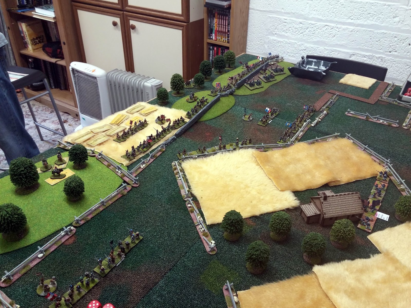 Sgt Steiner's Wargaming Blog Pickett's Charge game
