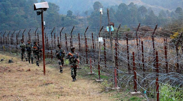 An Army major and a BSF jawan were injured as Pakistani troops shelled forward posts and civilian areas along the LoC in Jammu and Kashmir, officials said Thursday.