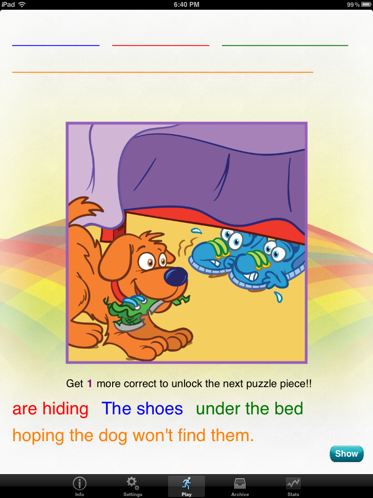Rainbow Sentences App Review Giveaway Simply Speech
